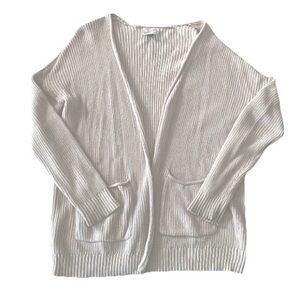 Universal Thread 100% Cotton Cream Open Front Cardigan | Women’s Medium
